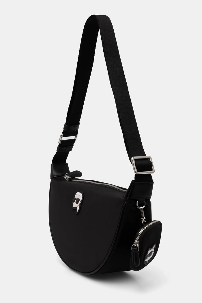 Kabelka Karl Lagerfeld IKON A1W30386 čierna AA00