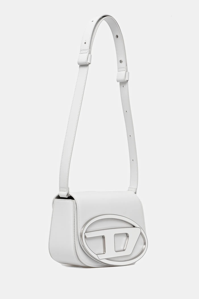 Δερμάτινη τσάντα Diesel 1DR 1DR M shoulder bag X09568.PR818 λευκό AA00