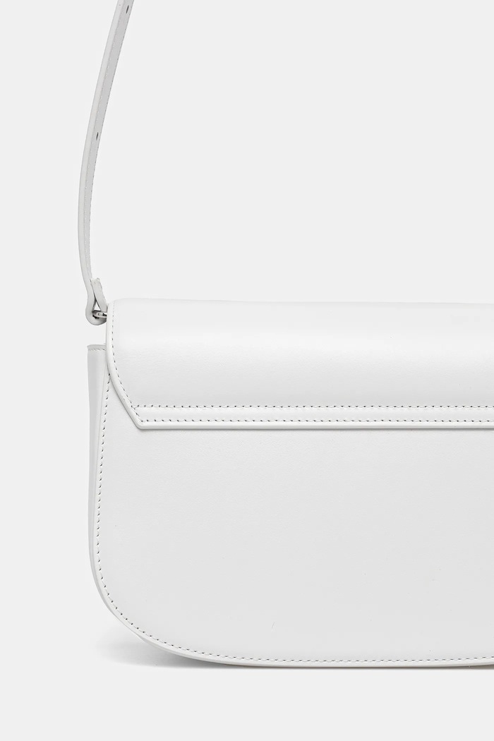 Αξεσουάρ Δερμάτινη τσάντα Diesel 1DR 1DR M shoulder bag X09568.PR818 λευκό
