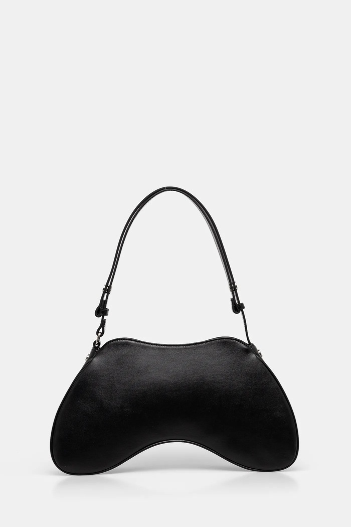 Accesorii Diesel poseta de piele PLAY PLAY SHOULDER cross bodyb X10201.PR227 negru