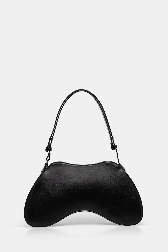 Accesorii Diesel poseta de piele PLAY PLAY SHOULDER cross bodyb X10201.PR227 negru