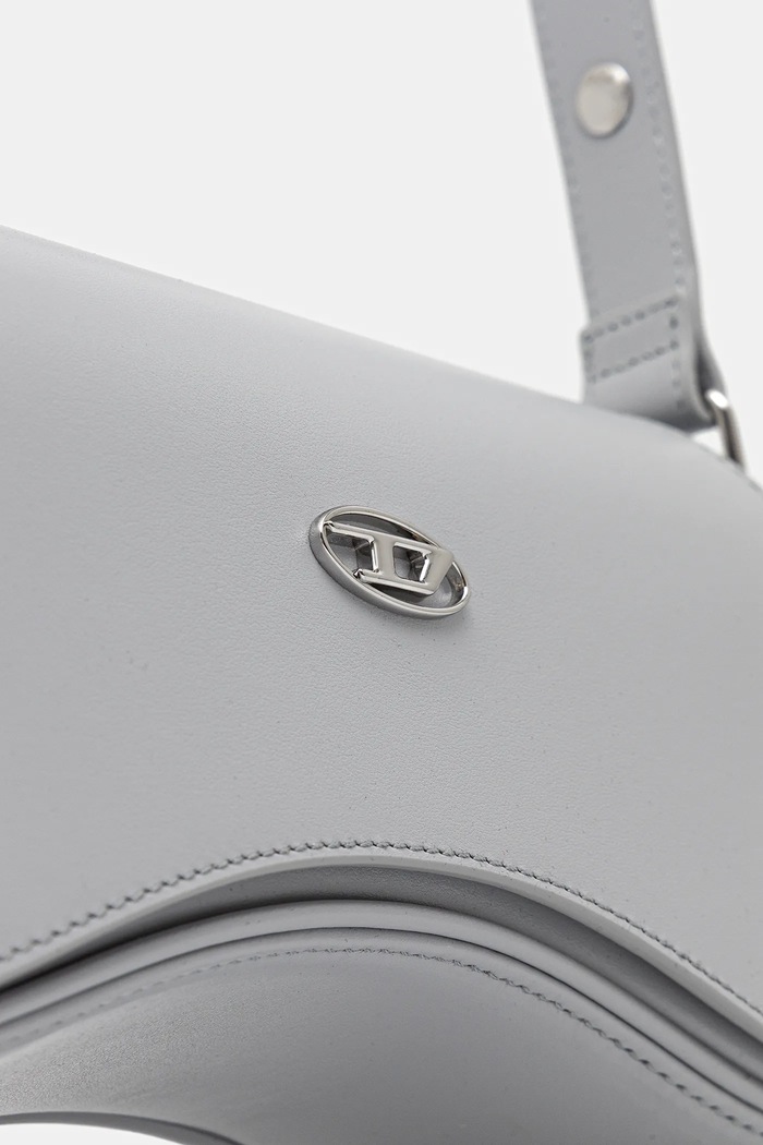 Usnjena torbica Diesel PLAY PLAY CROSSBODY cross body siva X10221.PR227