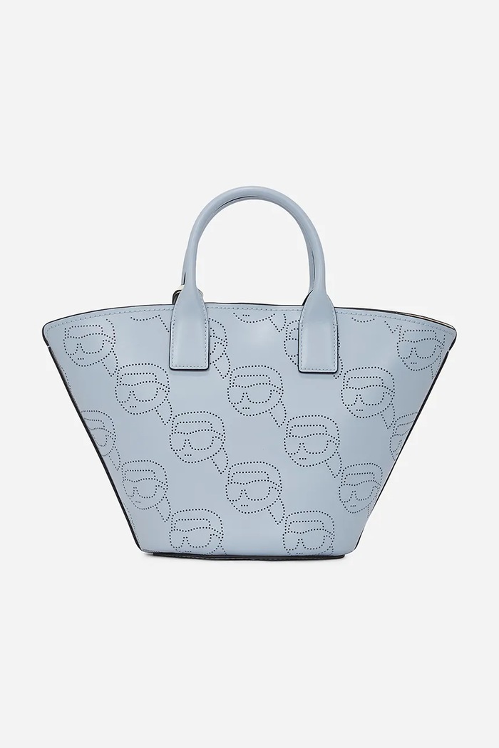 Karl Lagerfeld torebka skórzana IKON A1W30491 niebieski AA00