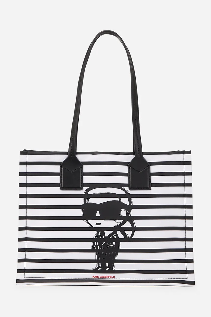 Karl Lagerfeld torebka IKON wzorzyste czarny A2W30176