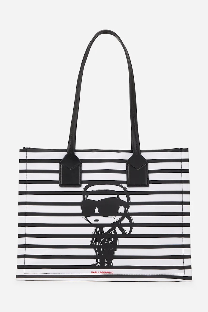 Karl Lagerfeld torebka IKON wzorzyste czarny A2W30176