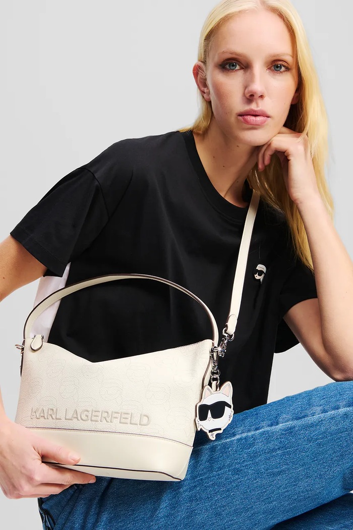 Poseta IKON Karl Lagerfeld alb A2W30177