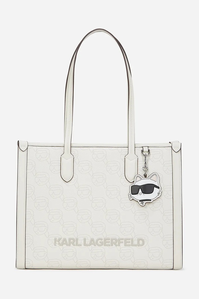 Karl Lagerfeld geantă IKON incape in A4 alb A2W30190
