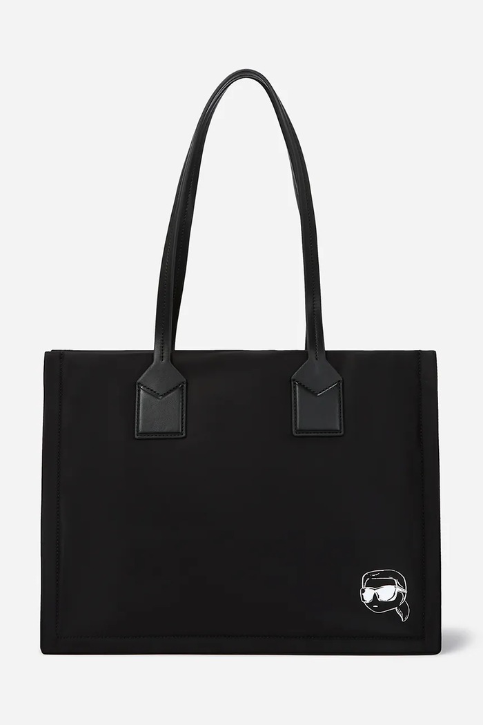 Karl Lagerfeld torebka IKON mieści A4 czarny A2W30175