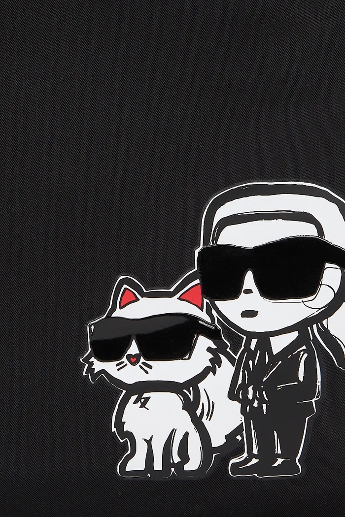 Karl Lagerfeld geantă IKON negru A2W32019
