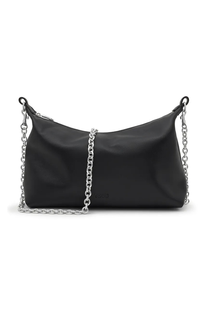 Tous geantă de piele HOLD uni negru 2002288851