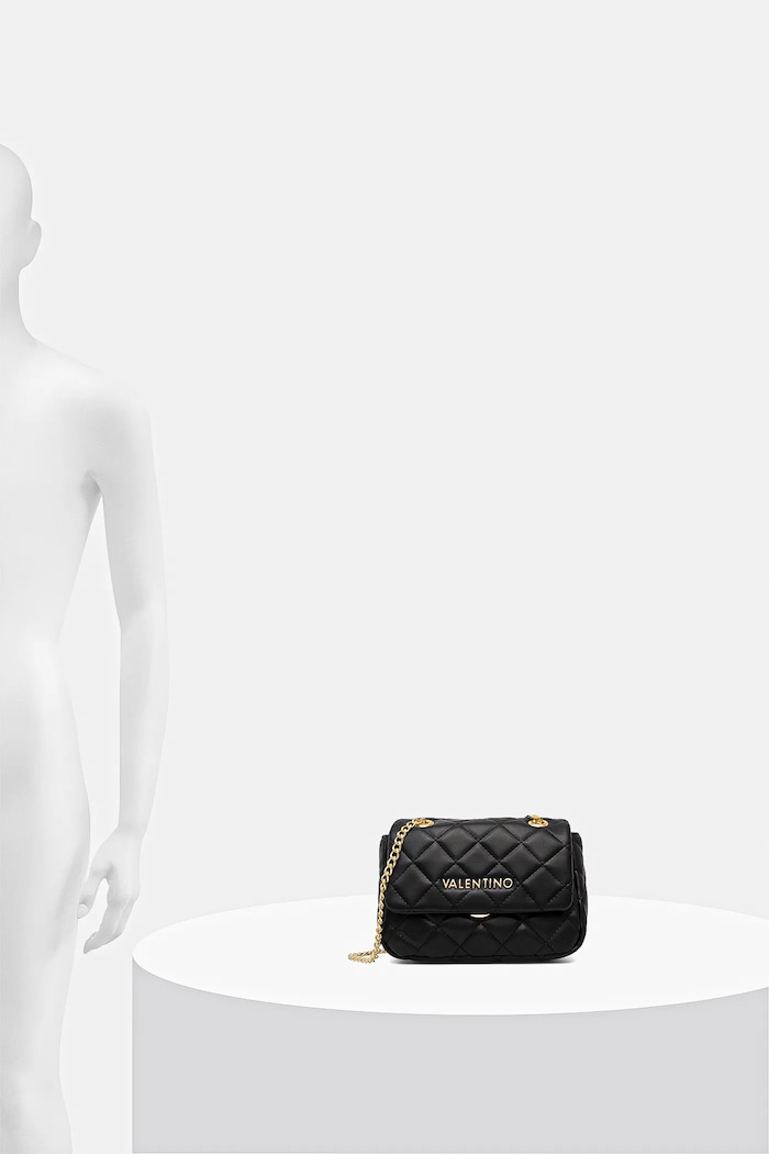 Valentino Bags geantă crossbody pentru femei cu imitație de piele VBS3KK05R negru