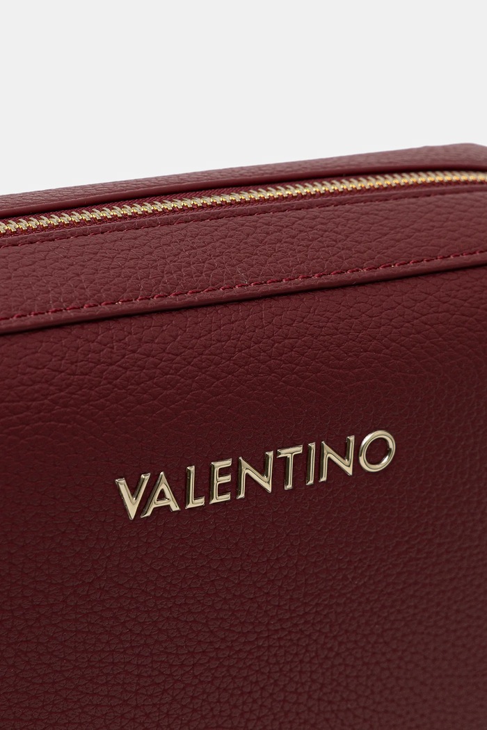 Valentino Bags torebka crossbody damska z imitacji skóry bordowy VBS5A809