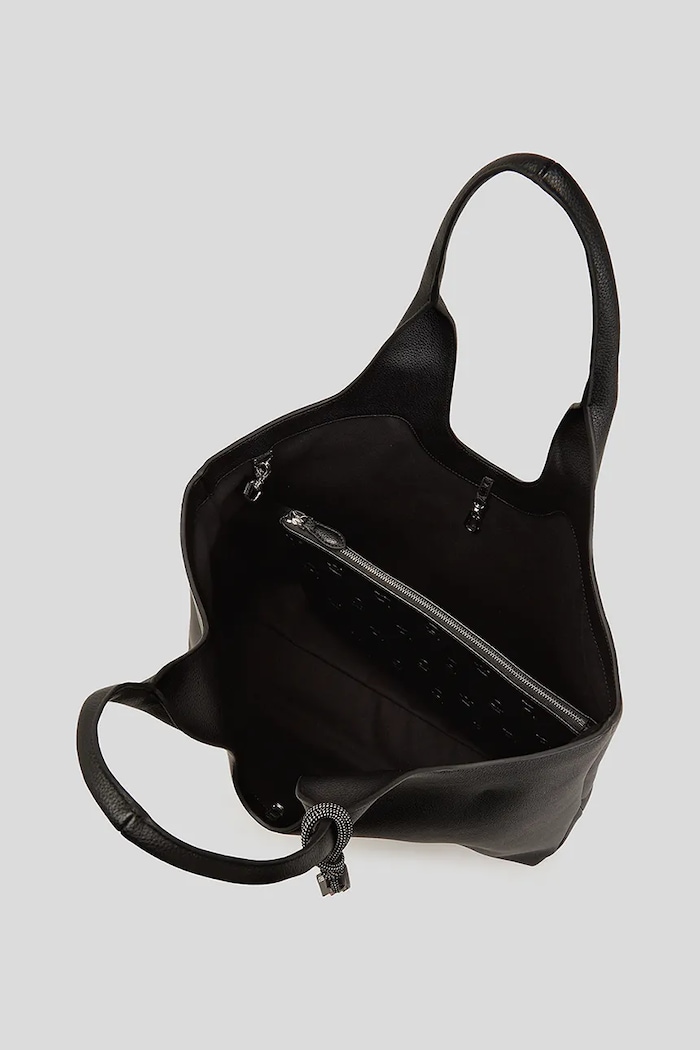 Karl Lagerfeld geantă IKON GRAINY A3W30096 negru