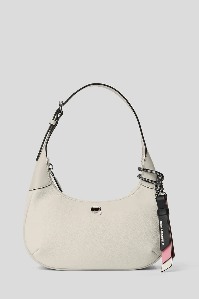 Karl Lagerfeld geantă IKON GRAINY uni alb A3W30107