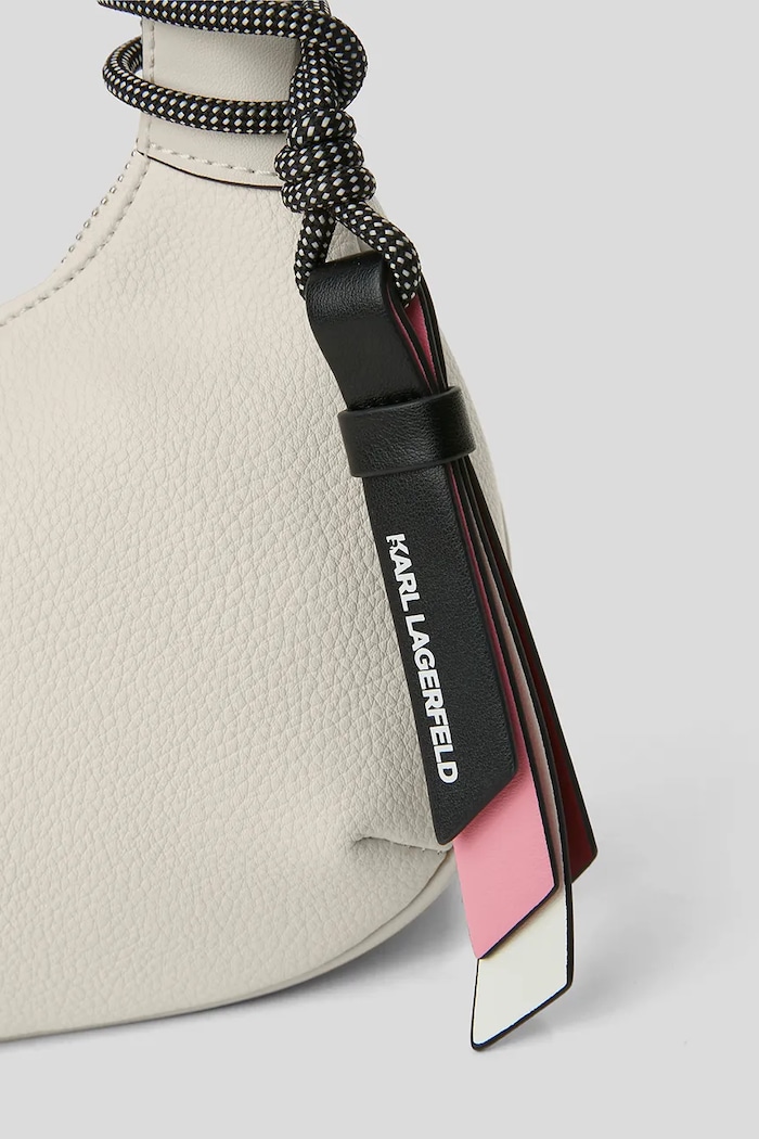 Accesorii Karl Lagerfeld geantă IKON GRAINY A3W30107 alb
