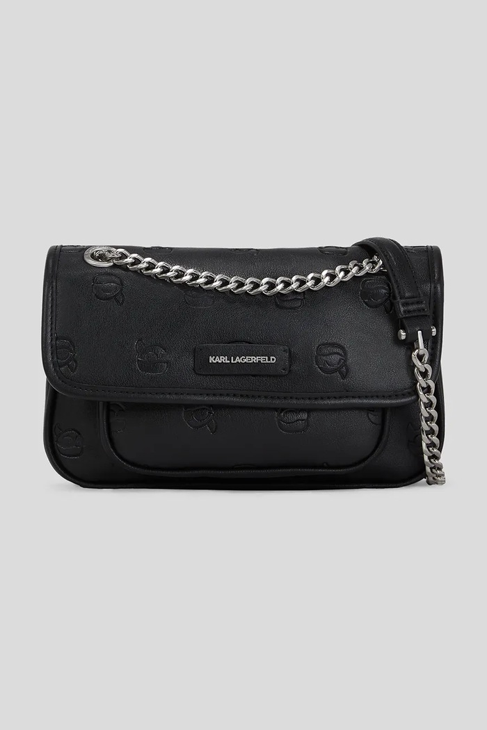 Karl Lagerfeld geantă IKON MONOGRAM uni negru A3W30109