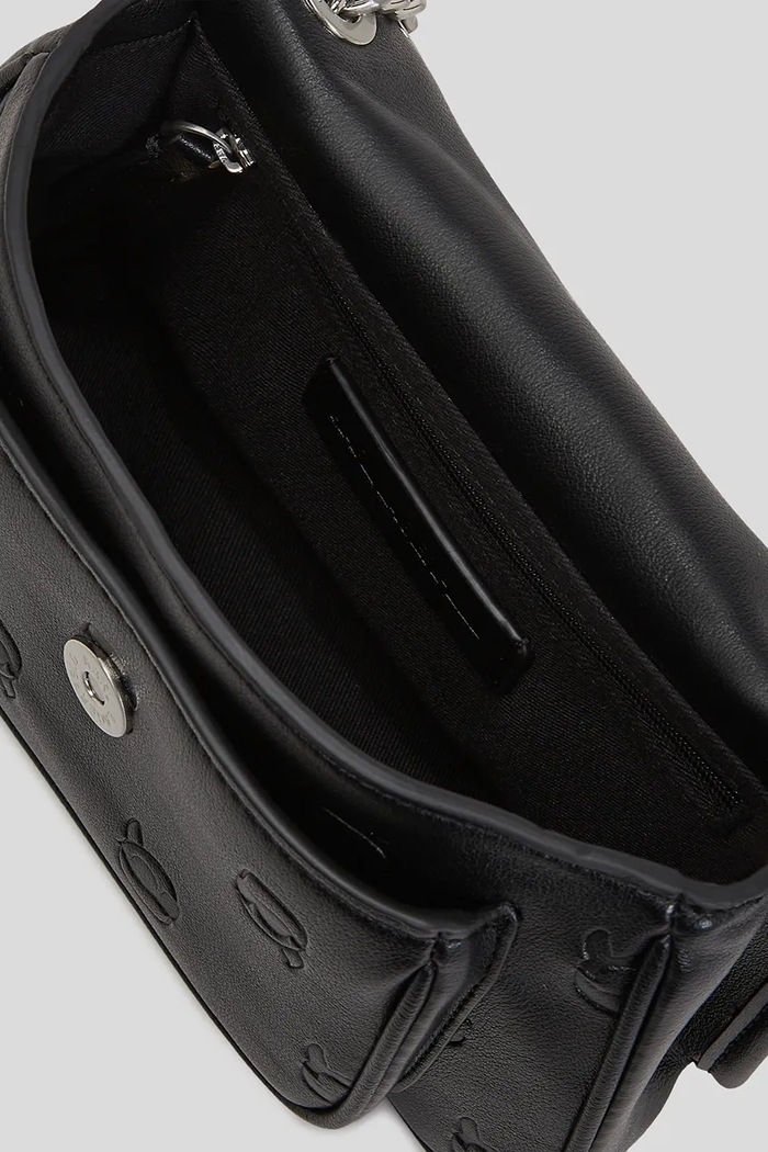 Accesorii Karl Lagerfeld geantă IKON MONOGRAM A3W30109 negru