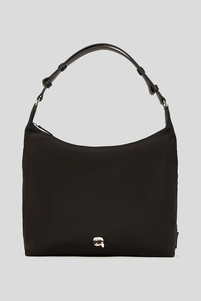 Karl Lagerfeld geantă IKON NYLON curea detasabila negru A3W30123