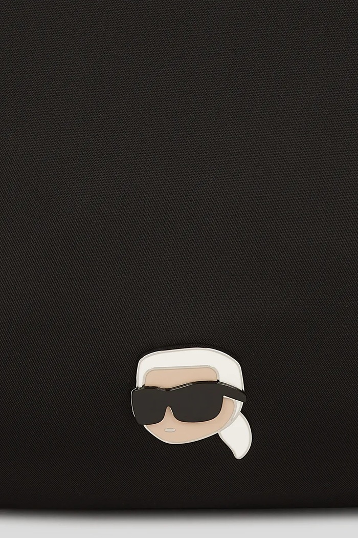 Karl Lagerfeld geantă IKON NYLON negru A3W30123