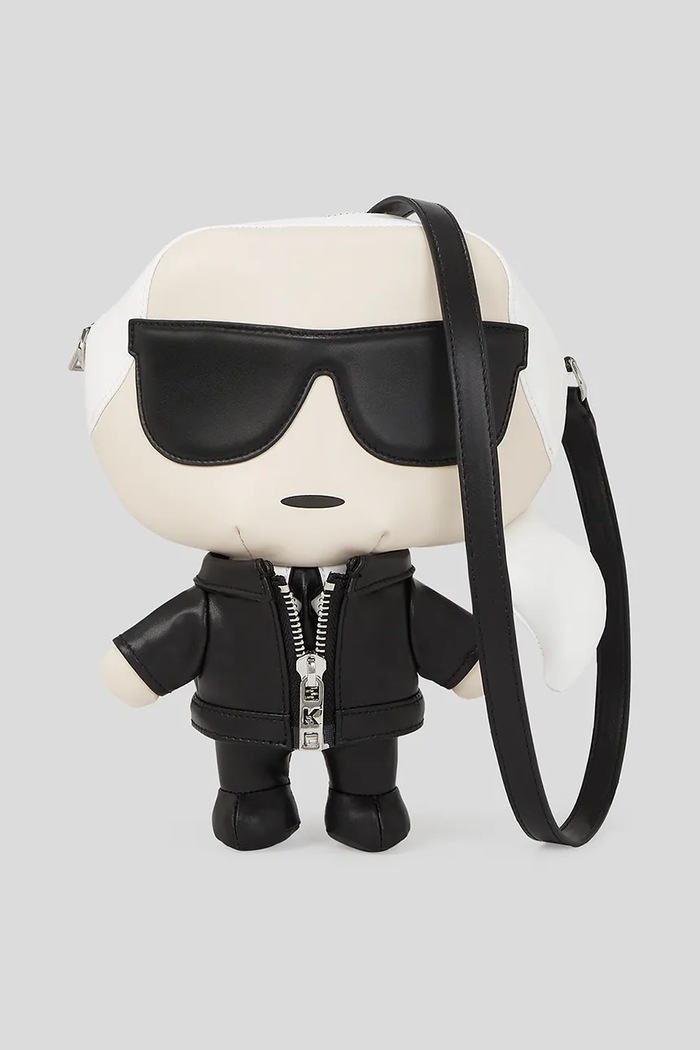 Τσάντα Karl Lagerfeld IKON δεν χωράει Α4 μαύρο A3W30186