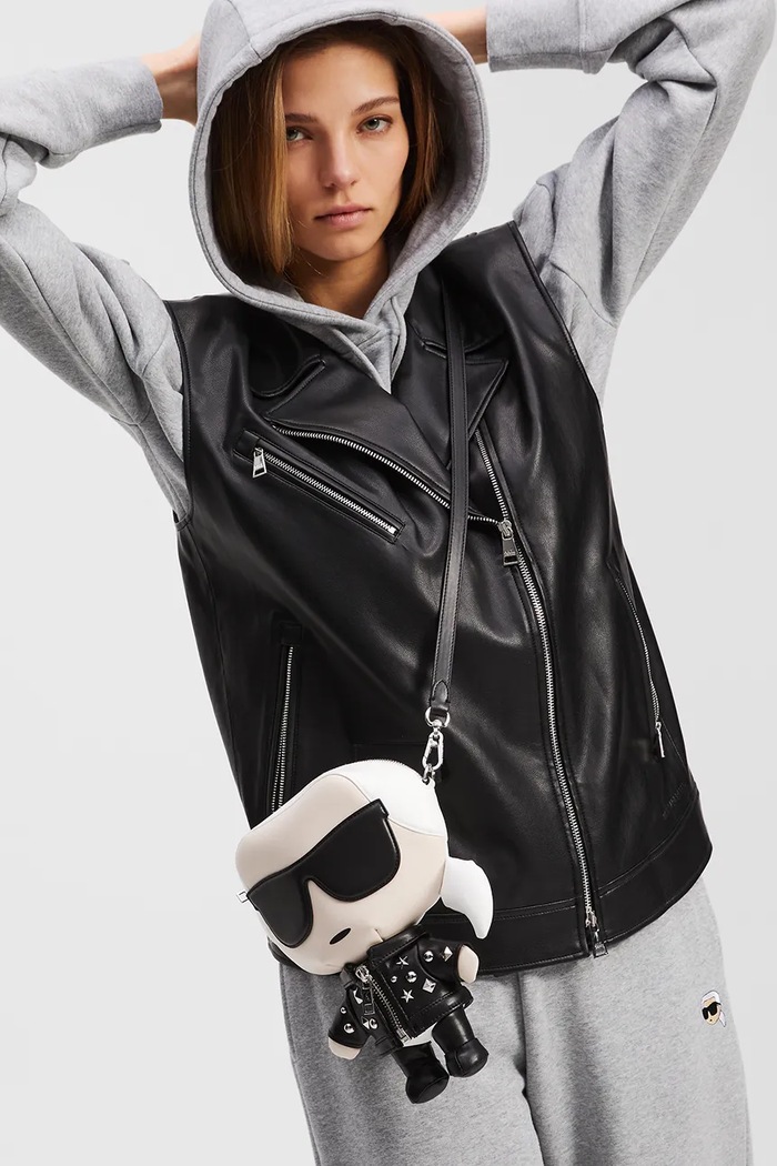 Τσάντα Karl Lagerfeld IKON A3W30186 μαύρο