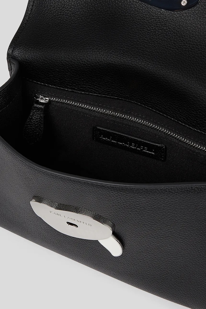 Karl Lagerfeld geantă IKON GRAINY A3W30325 negru