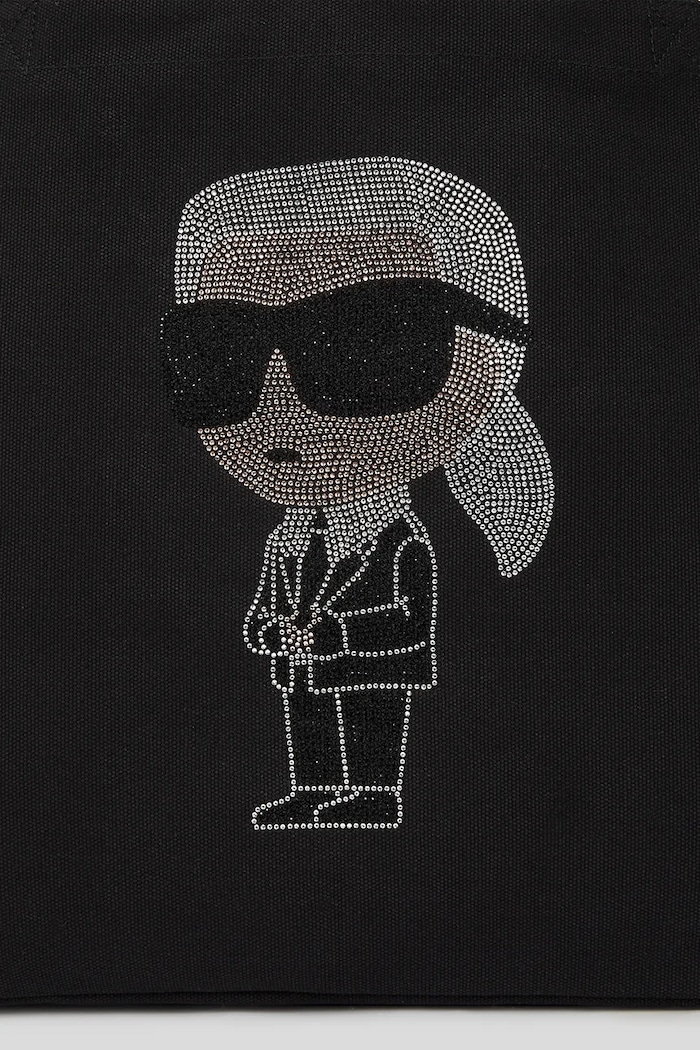 Kabelka Karl Lagerfeld IKON RHINESTONE čierna A3W50016