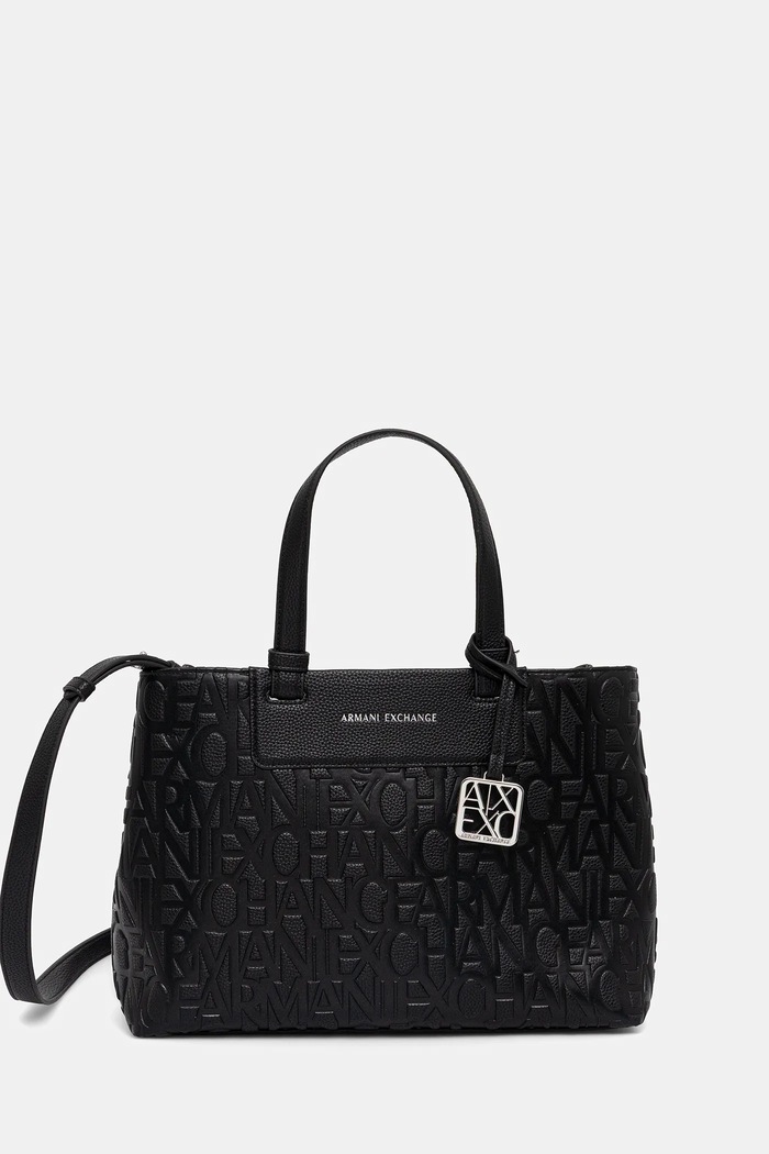 Kabelka Armani Exchange vzorovaný černá XW001222.AF15774.NOS