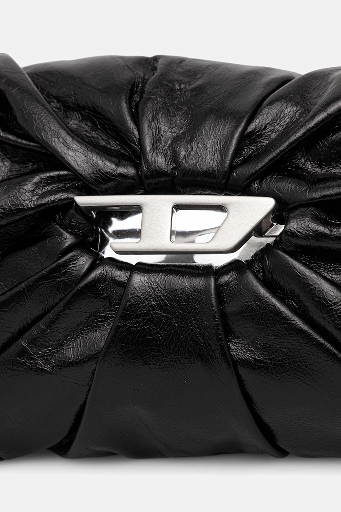 Кожена чанта Diesel SCRUNCH-D черен X10331.P1003