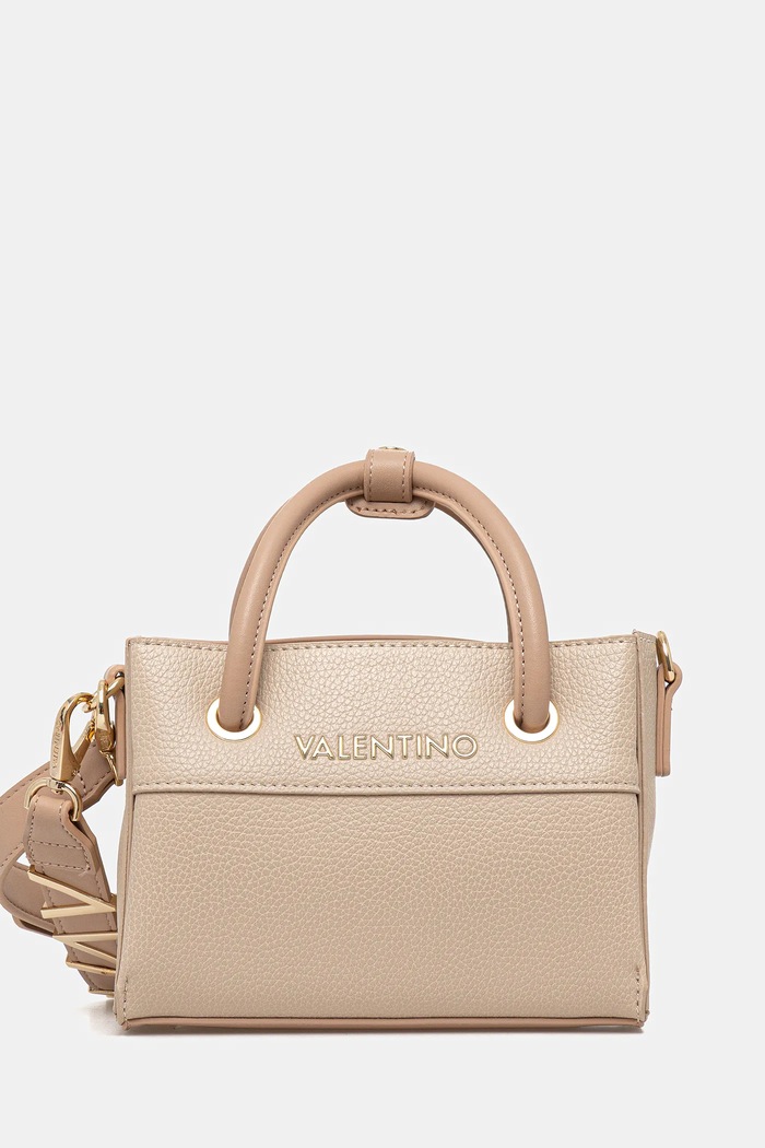 Kabelka Valentino Bags jednofarebný béžová VBS5A805