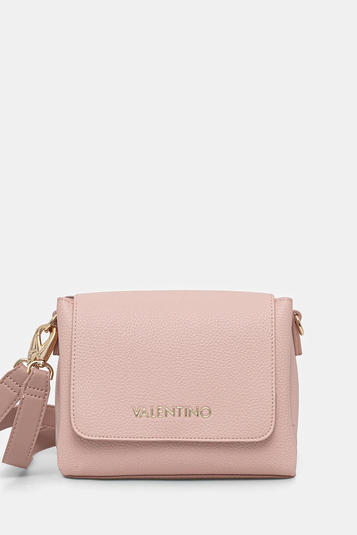 Τσάντα Valentino Bags απομίμηση λείου δέρματος ροζ VBS5A806