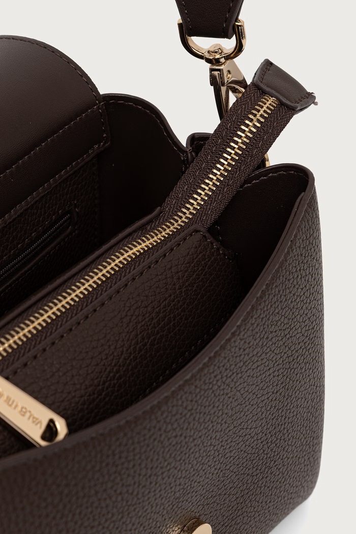 Crossbody kabelka dámská z imitace kůže Valentino Bags hnědá VBS5A806