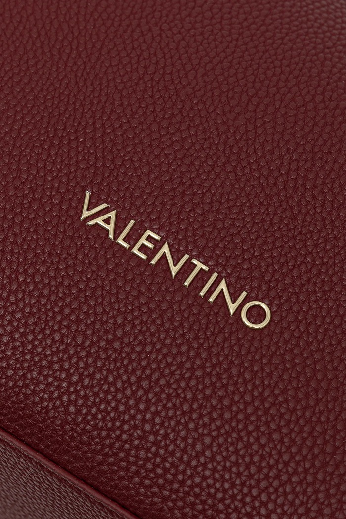 Geantă shopper pentru femei, cu imitație de piele Valentino Bags VBS7LX01 burgundia