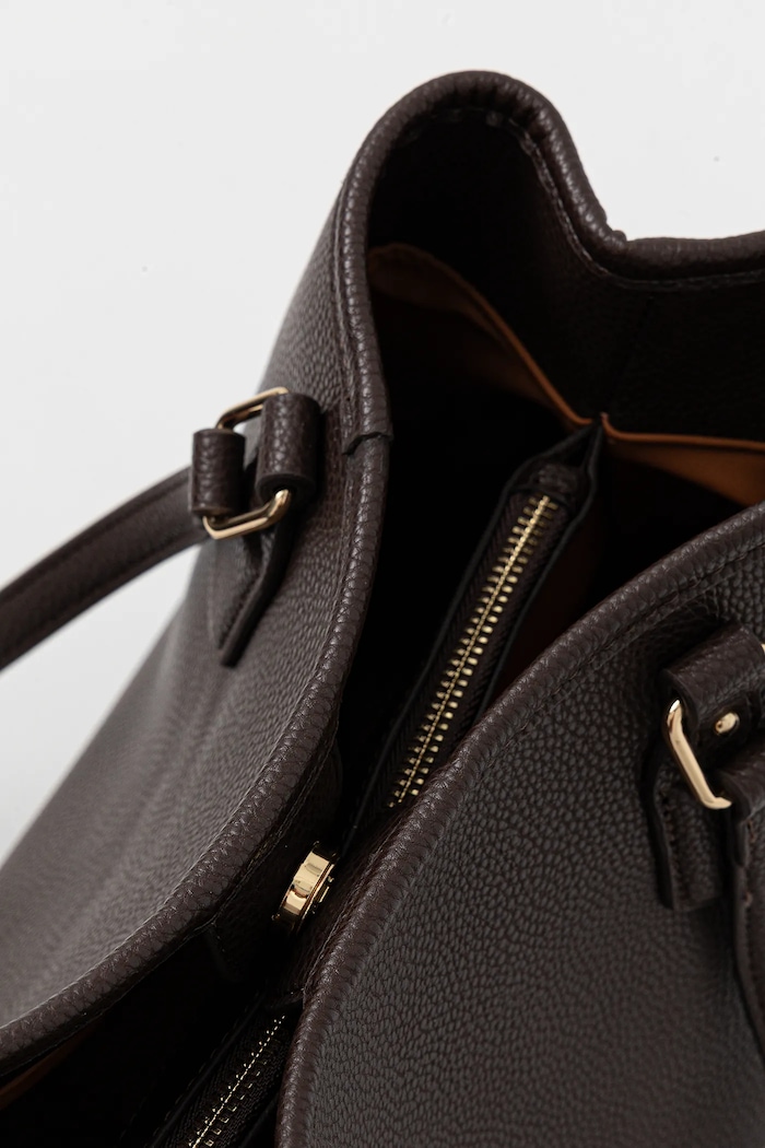 Valentino Bags kabelka typu shopper dámska z imitácie kože VBS7LX01 hnedá