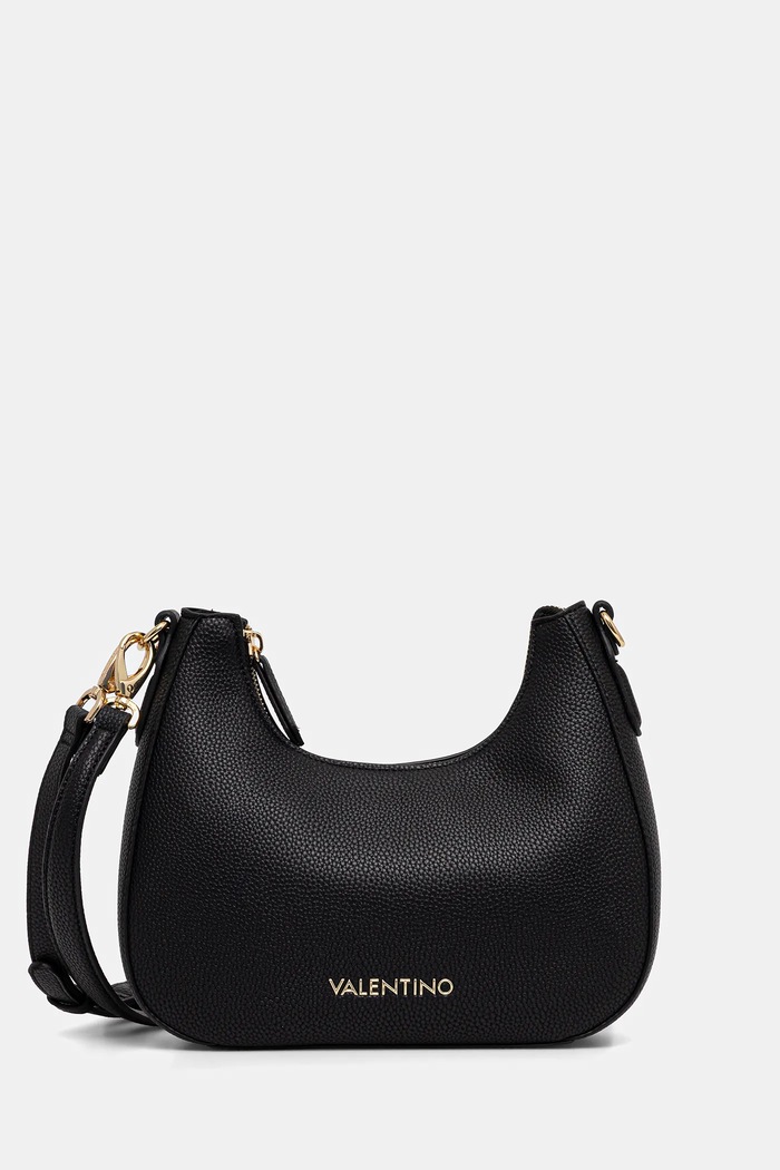 Valentino Bags geantă de femei cu imitație de piele uni negru VBS7LX06