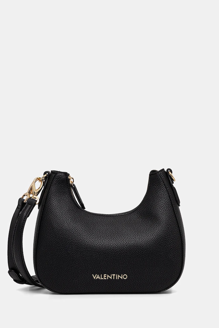Valentino Bags geantă de femei cu imitație de piele uni negru VBS7LX06
