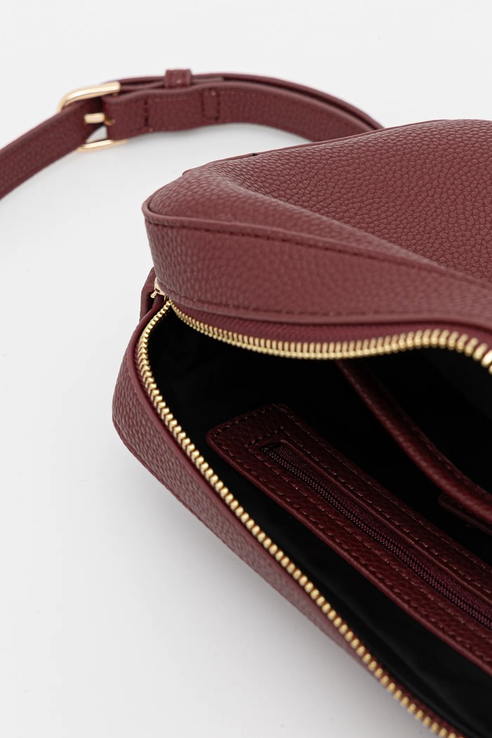 Kabelka Valentino Bags VBS7LX07 burgundské