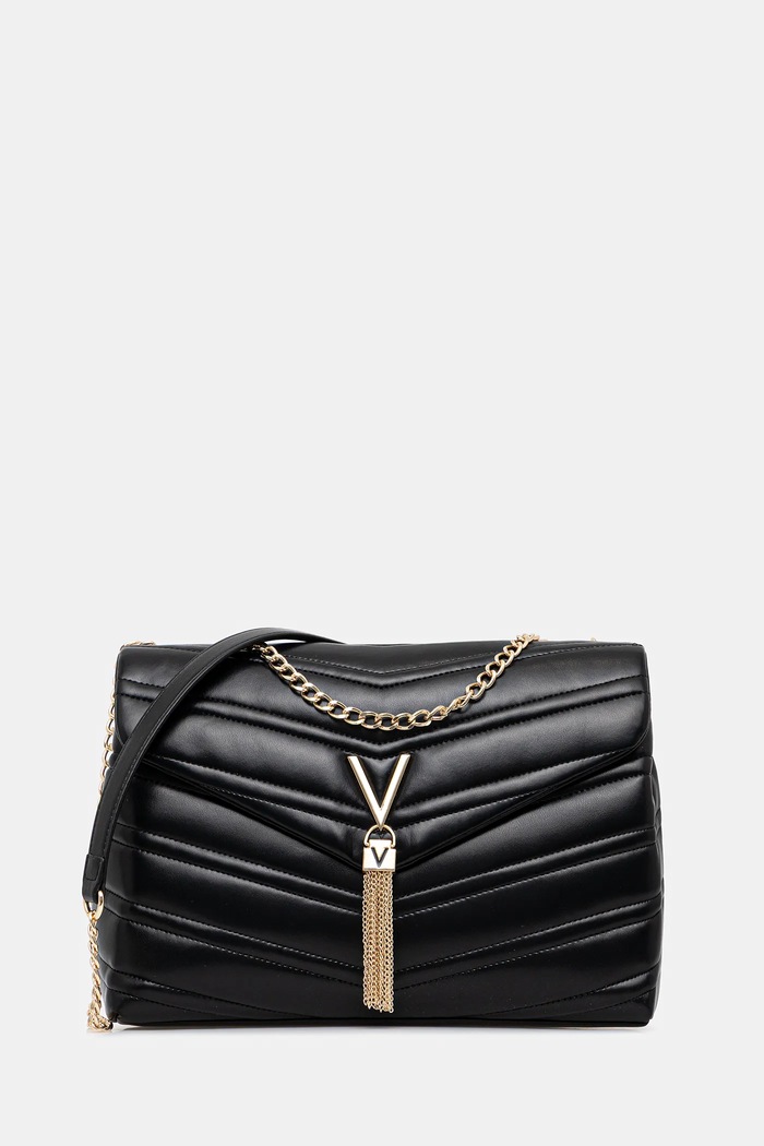 Kabelka Valentino Bags imitácia kože čierna VBS8DN09