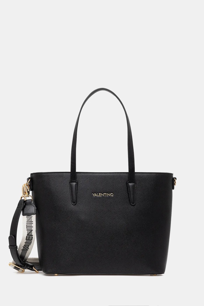 Valentino Bags torebka mieści A4 czarny VBS7B301