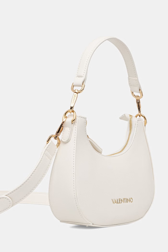 Valentino Bags geantă pentru femei, cu imitație de piele VBS7B305 alb AA00
