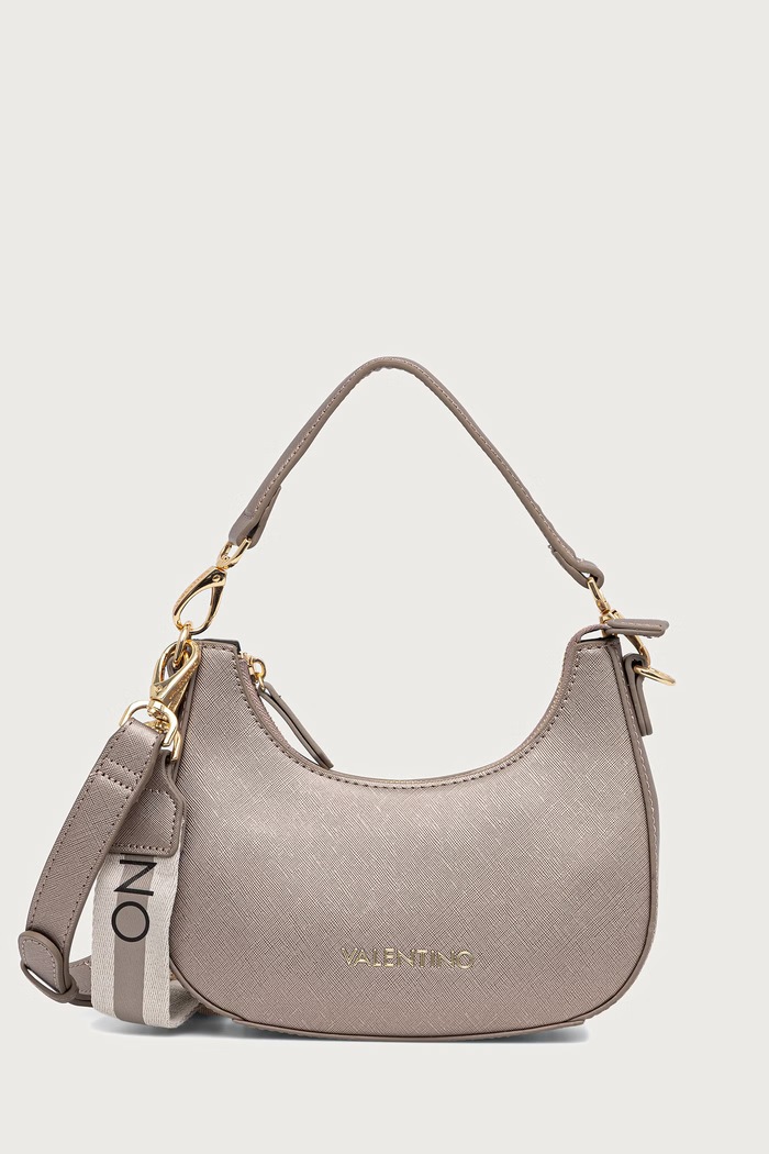 Valentino Bags Kabelka dámska z imitácie kože béžová VBS7B305