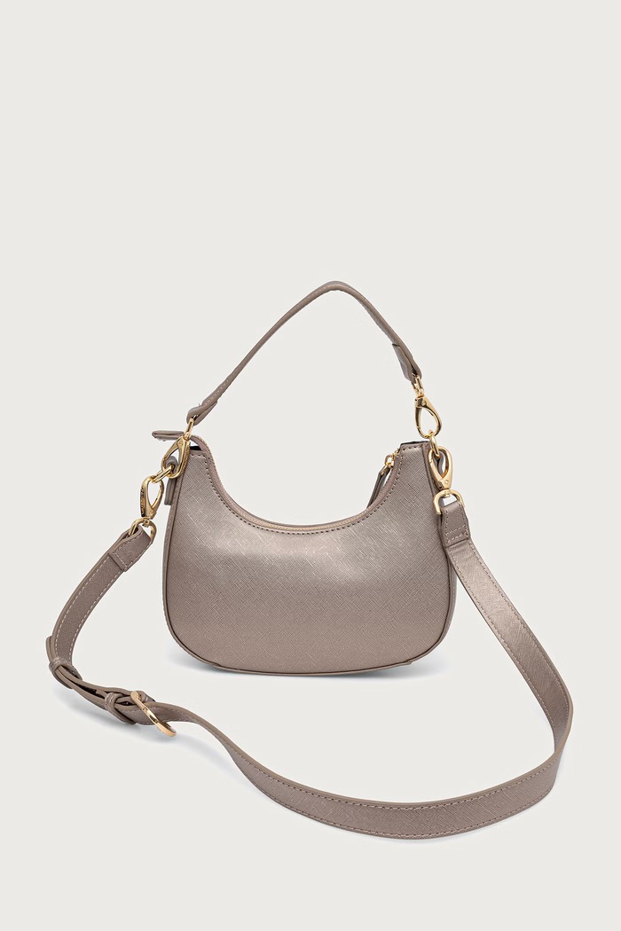 Doplnky Valentino Bags Kabelka dámska z imitácie kože VBS7B305 béžová