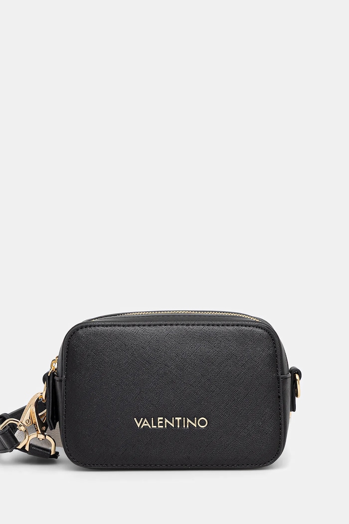 Kabelka Valentino Bags imitácia kože čierna VBS7B306