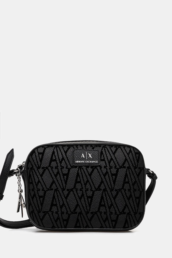 Armani Exchange poșetă nu incape in A4 negru XW002122.AF19298.NOS
