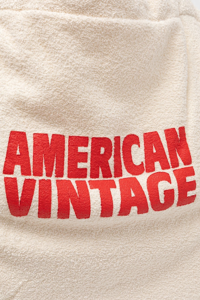 Geantă de bumbac American Vintage BOBY27A bej
