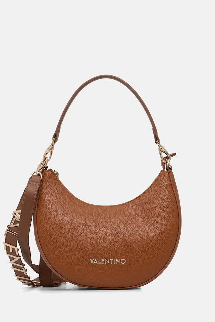 Valentino Bags taška dámská z imitace kůže nevejde se A4 hnědá VBS5A808