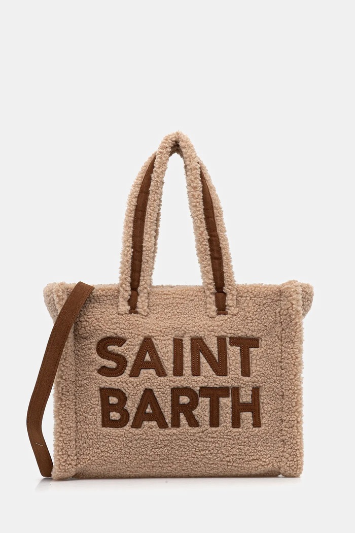 MC2 Saint Barth kézitáska textil barna COL0032
