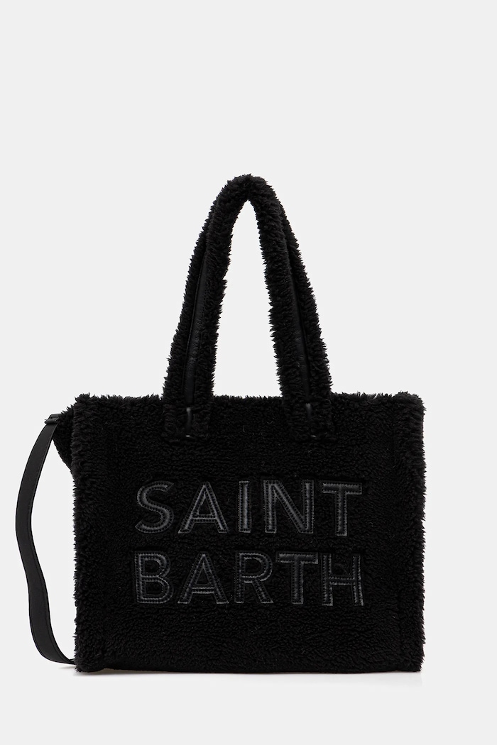 MC2 Saint Barth kézitáska textil fekete COL0032