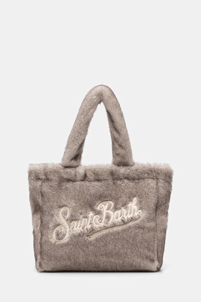 MC2 Saint Barth kézitáska textil szürke VANI033