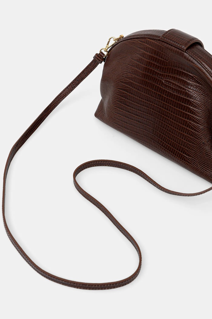 Accesorii Luisa Spagnoli geantă de piele 542564.LS maro